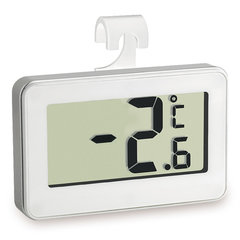 Refrigerator thermometer, incl. battery, measuring range -20.0 to +50.0 °C