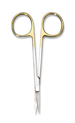 Dissecting scissors with carbide inserts mini