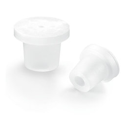 Hollow stoppers made of silicone rubber, Rotilabo®, 21 x 16 x 14 mm, 10 unit(s)