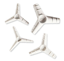 Rotilabo®-Y-pieces, PP, white, conical ends, outer-Ø  5,5 / 7 mm, 10 unit(s)