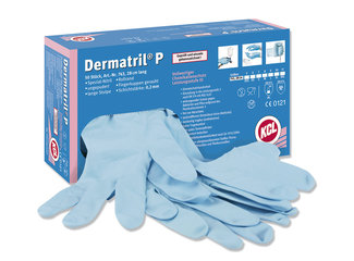 Dermatril® P nitrile gloves, size 6, 50 unit(s)