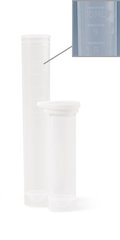 Test tube, 5 ml,, white, with tamper-evident seal, 250 unit(s)