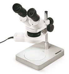 Reflected light-stereo microscope 33213, 10x, 20x magnification - expans. to 40x