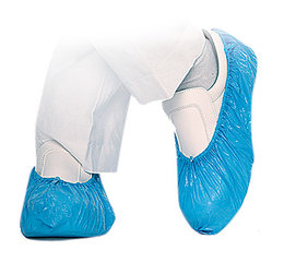 CPE overshoes, blue, 47 cm, 110 unit(s)