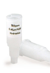 Millex®-filter units 4 mm, non-sterile, pore size 0.45 µm, PVDF membrane