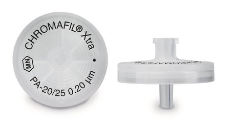 CHROMAFIL® PA Xtra syr. adaptor filters, pore size 0.20 µm, Ø 25 mm, 400 p.