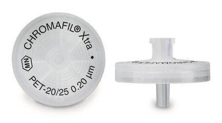 CHROMAFIL® syr. adaptor filt. PET Xtra, pore size 0.20 µm, Ø 25 mm, 100 p.