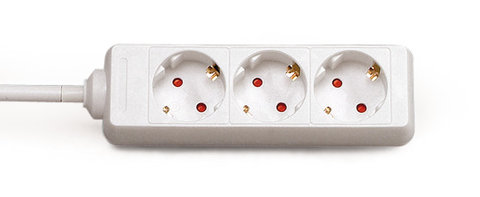 Type Eco multiple socket outlets, 3-way with inverted cups, 1 unit(s)
