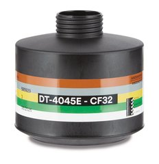 DT-4045E respiratory filter, brown/grey, yellow/green/white, Typ A2B2E2K2-P3