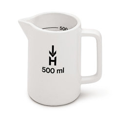 Measuring beaker 51, size 5a, glazed porcelain, 500 ml, 1 unit(s)