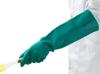 Nitrile gloves Sol-Vex® 37-185, 37-185, size 11, length 455 mm, green, 1 pair