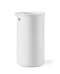 Rotilabo®-beaker, m. of glazed porcelain, tall, with spout, vol. 450 ml