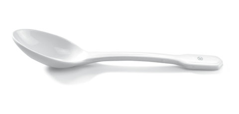 Rotilabo®-spoons, made of glazed porcelain, L 237 mm, 5 unit(s)
