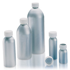 Rotilabo®-aluminium bottles, pure aluminium, 300 ml, 10 unit(s)