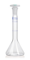 Volumetric flasks, cl. A, DURAN®, trapezoid, with stand. gr. joint, 25 ml