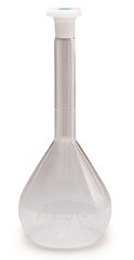 Volumetric flasks, cl. A, transp. glass, borosilic. 3.3, joint 14/23,100ml, wide