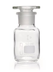 Wide neck storage bottle, glass stopper, DURAN®, clear, 2000 ml, 1 unit(s)