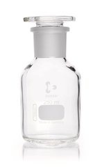 Wide neck storage bottle, glass stopper, DURAN®, clear, 250 ml, 1 unit(s)
