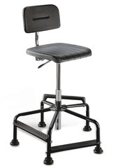 Office chairs, high, PU, black, seat height 480 - 880 mm, 1 unit(s)