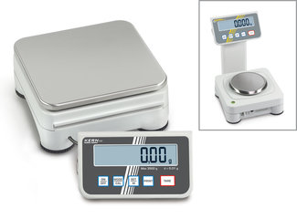 Precision balance PCD 300-3 (W), weighing range 350 g, readability 0.001g