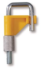 Hose clamps for hose outer Ø, up to 15 mm, yellow, PVDF/steel, 1 unit(s)