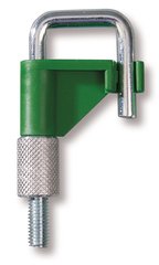 Hose clamps for hose outer Ø, up to 15 mm, green, PVDF/steel, 1 unit(s)
