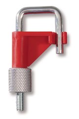 Hose clamps for hose outer Ø, up to 20 mm, red, PVDF/steel, 1 unit(s)
