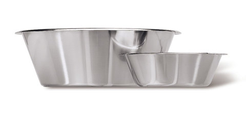 Stainless steel bowls, conical, flat type, 1 l, 1 unit(s)