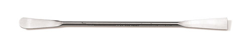 Double spatula type 3, length 180 mm, blade width 10 mm, blade length 38 mm