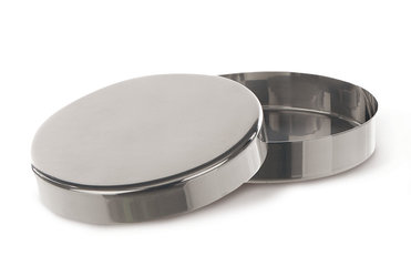 Petri dish made of stainl. steel, Ø 90 mm,  with lid, 1 unit(s)