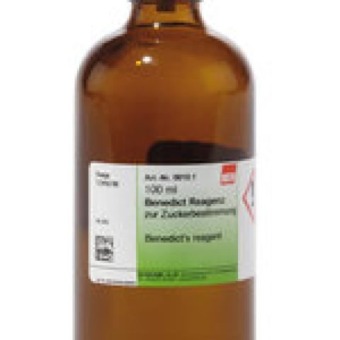 Benedict's reagent, for sugar determination, 100 ml, dropp. bottle