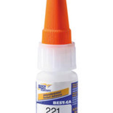 One-component instant glue CA 221, cyanoacrylate basis, 10 ml, dosage bottle