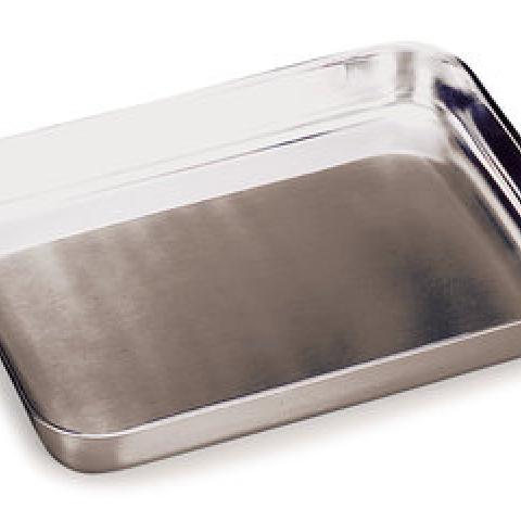Rotilabo®-spillage tub, stainless steel, L 450 x W 300 x H 50 mm, 1 unit(s)