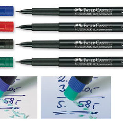 Waterproof ink pen set, 2 pens each in black, blue, green, red, 1 set