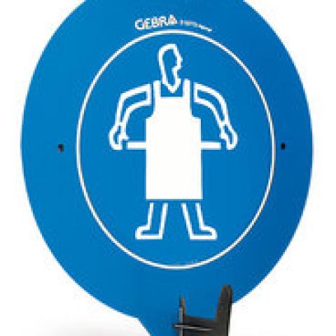 Sekuroka®-wall hook, rigid plastic, information sign apron, 1 unit(s)