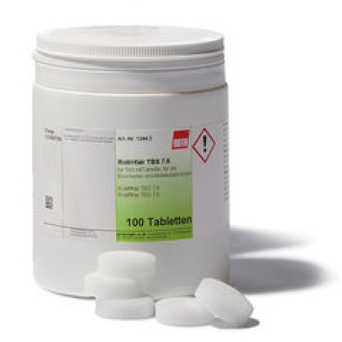 ROTI®fair TBS 7.6, for 500 ml / tablet, 100 unit(s), plastic