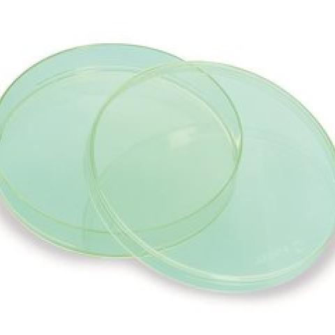 Petri dishes, PS, sterile, With vents, Ø 92 mm, H 16 mm, green, 480 unit(s)