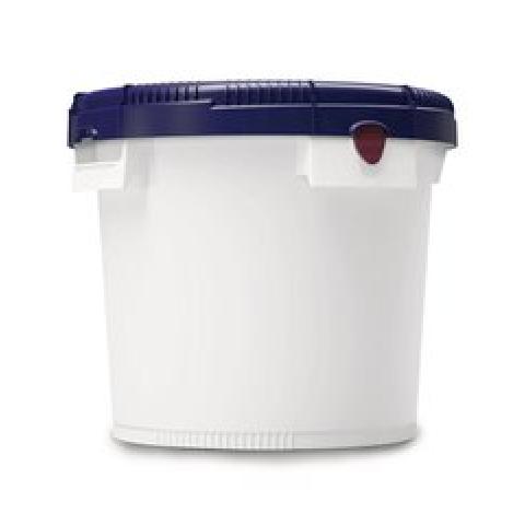 Click pack container, HDPE, white, 15 l, with UN-X approval,, 1 unit(s)