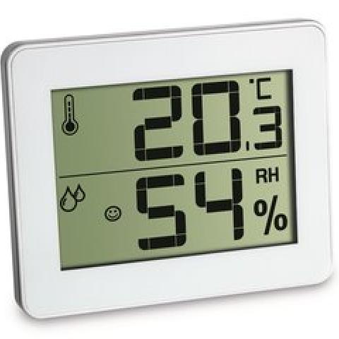 Ultra-flat thermohygrometer, 20-95% RH , Incl. CR 2025 battery, 1 unit(s)