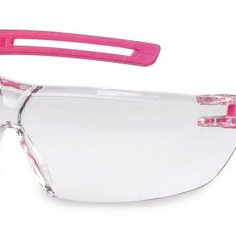 x-fit safety glasses, Pink, clear lens, 1 unit(s)