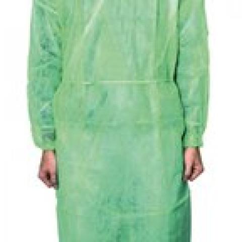MaiMed dispos. prot. gown for visitors, Green, 120 cm, 10 unit(s)