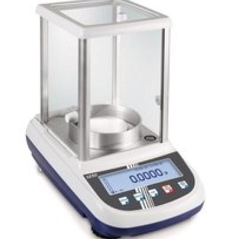 Analytical banances ALJ 250-4A, calibrated ex works, max. 250 g, d=0.1 mg