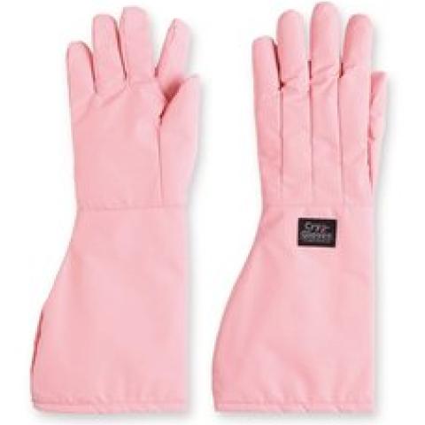 Cryo-Gloves® thermal protection gloves, With cuff, elbow length, pink, S size