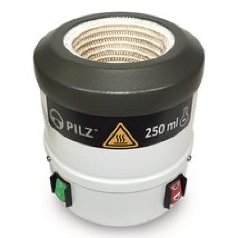 Pilz® LP2 Protect heating mantle, Two heat zones, up to 450 °C, 250 ml