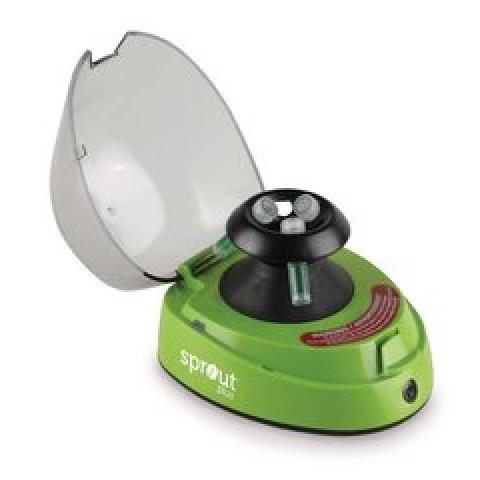 Green Sprout mini centrifuge, Incl. rotor f. 6x1.5/2.0ml react. vials,