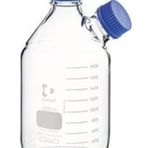 Multi-neck HPLC bottle 2000 ml, DURAN® GL 45, round, one side neck, 1 unit(s)
