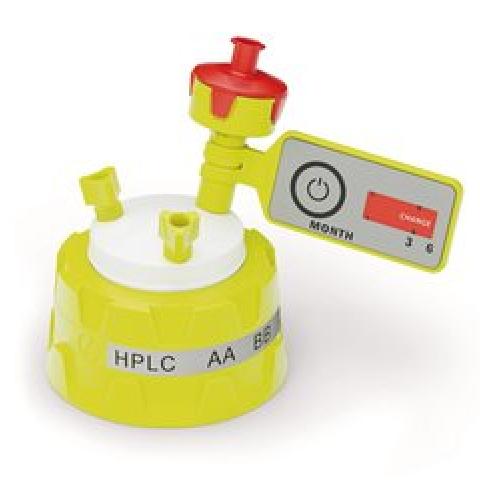 HPLC GL 45 screw cap, three connections, f. hoses, external  3.2 mm, 1 unit(s)