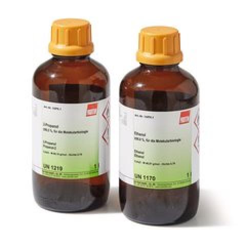 Ethanol, min. 99,8 %, for molecular biology, 1 l, glass