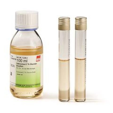 Sabouraud 2 % Glucose Broth, Ph.Eur., ready-to-use, 180 ml, glass