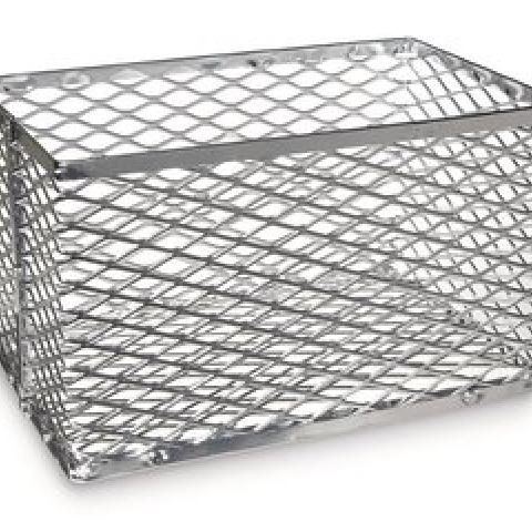 Sterilisation basket made of aluminium, 25.6 x 15.2 x 15.2 cm, 1 unit(s)